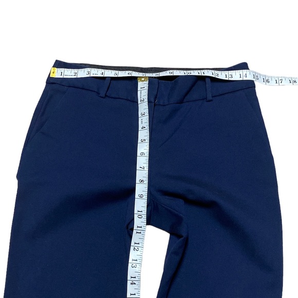 Talbots Hampshire Ankle Navy Blue 2 Ankle Pant Business Casual Dress Pant Office - Picture 3 of 12